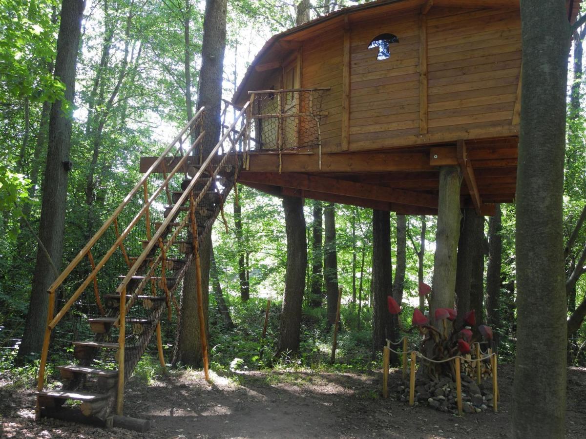 Vila Treehouse v Brdech Bohutín Exteriér fotografie