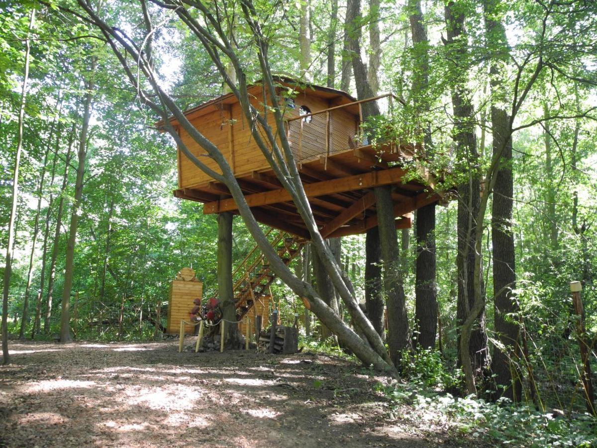 Vila Treehouse v Brdech Bohutín Exteriér fotografie